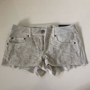 NWT American Eagle White Jean Short